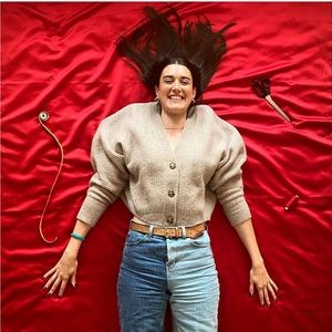 & other stories oversized wool cardigan